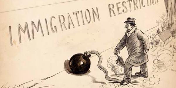 Cover photo of Maddalena Marinari's new book, Unwanted - Italian and Jewish Mobilization against Restrictive Immigration Laws 1882-1965