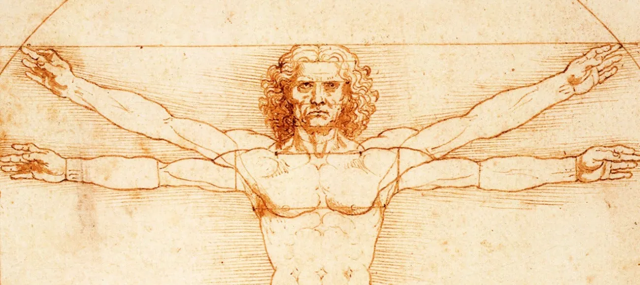 "Vitruvian Man - Humanism"