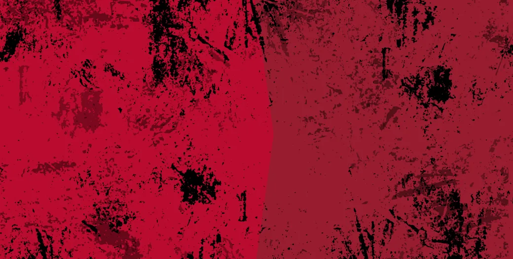 "Generic image featuring two of WashU's branded shades of red, with grunge elements"