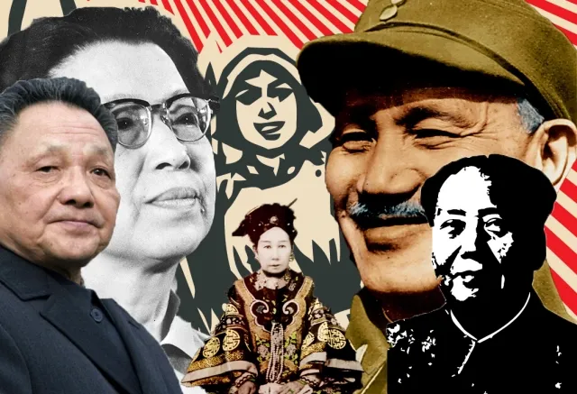 "History of Modern China Image featuring political leaders in China's recent history, source: Historical Association