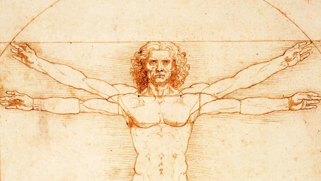 "Vitruvian Man - Humanism"