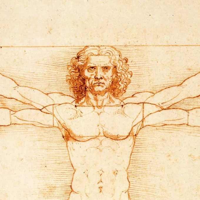 "Vitruvian Man - Humanism"