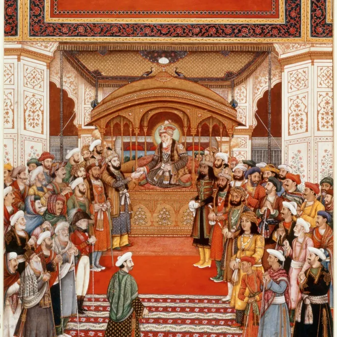 "Durbar at Delhi of Akbar II (1806-1837)"